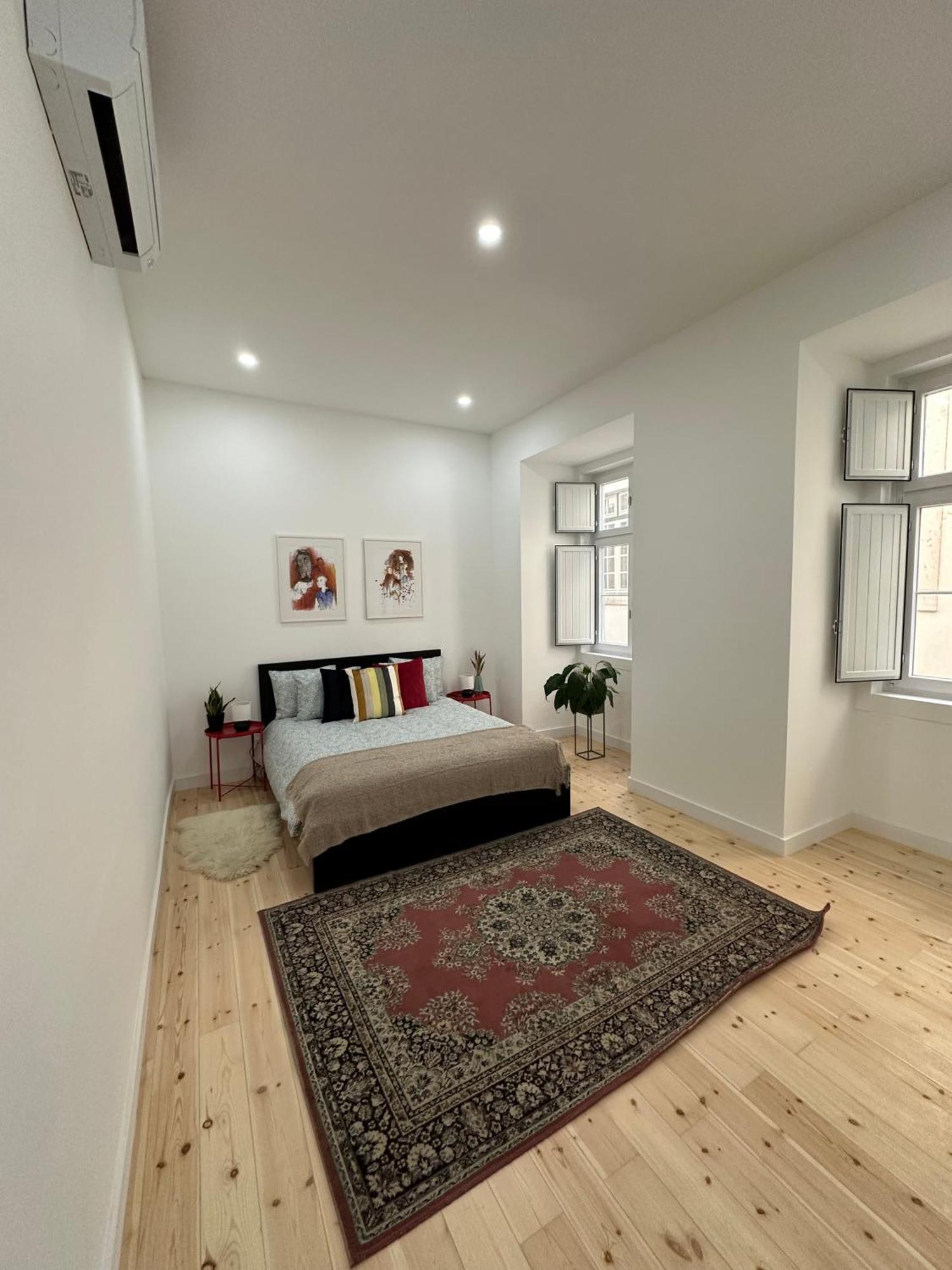 Modern Bedroom In Lisboa Exteriér fotografie